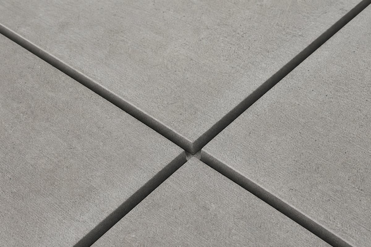 Saw-cut control joints in a concrete slab
